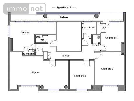 Appartement a vendre Lorient 56100 Morbihan 96 m2 5 pièces 254400 euros