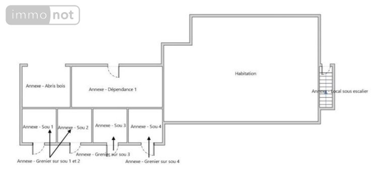 Maison a vendre Saint-Augustin-des-Bois 49170 Maine-et-Loire 90 m2 3 pièces 156300 euros