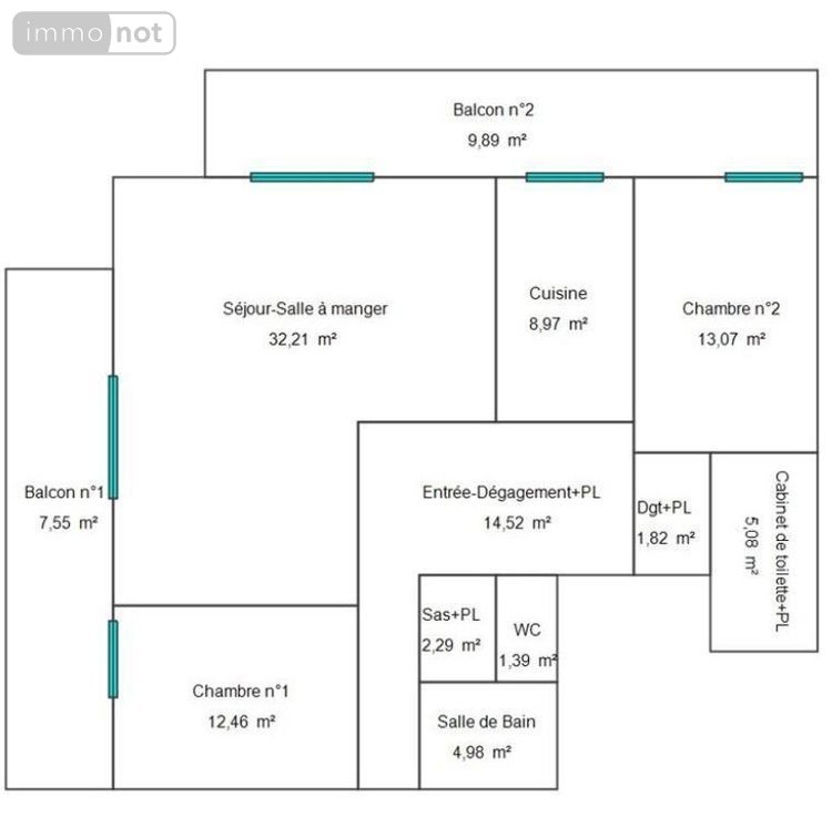 Maison a vendre Saint-Nazaire 44600 Loire-Atlantique 96 m2  225750 euros