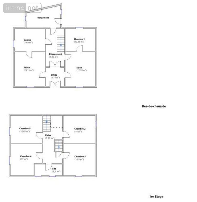 Maison a vendre Saint-Étienne-de-Chomeil 15400 Cantal 157 m2 7 pièces 15900 euros