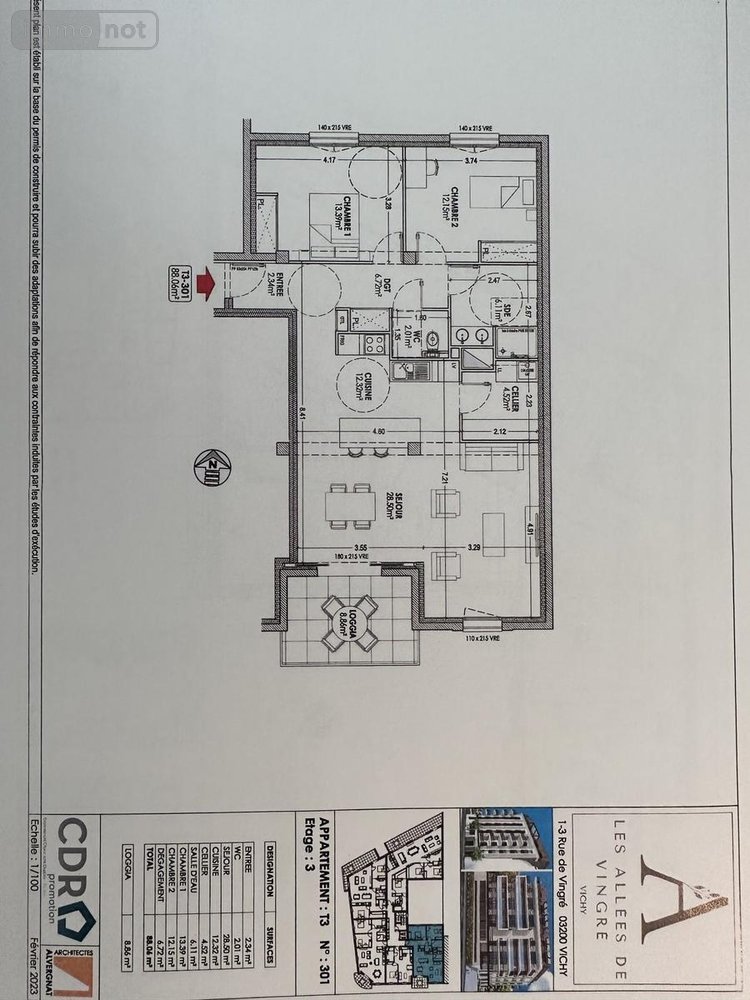 Maison a vendre Vichy 03200 Allier