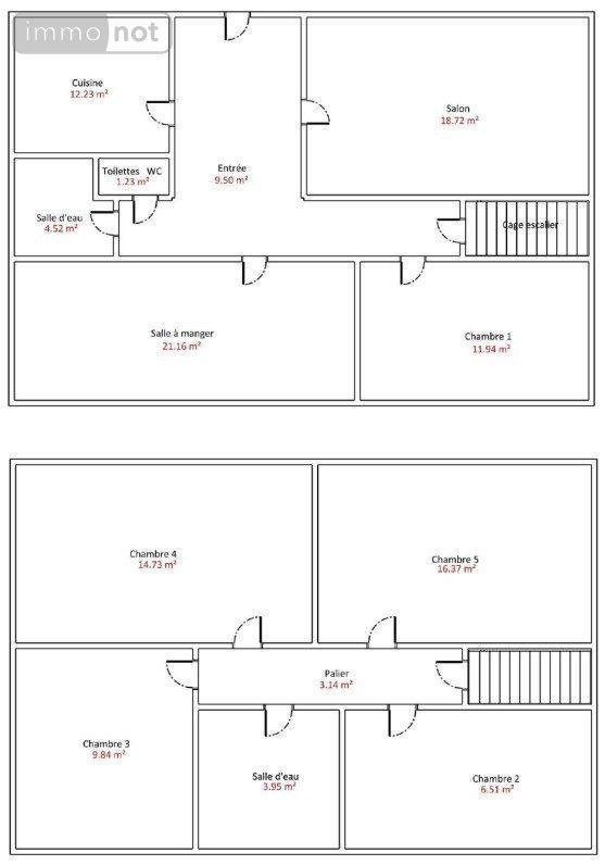 Maison a vendre Penmarch 29760 Finistère 133 m2 7 pièces 299600 euros