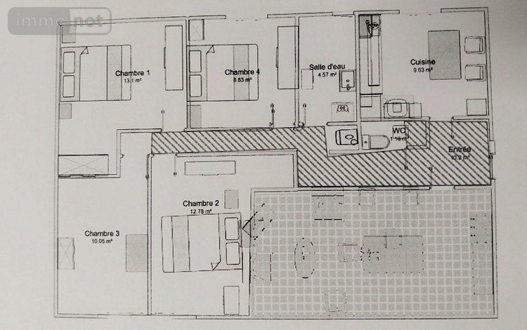 Maison a vendre Le Neubourg 27110 Eure 86 m2 5 pièces 230000 euros