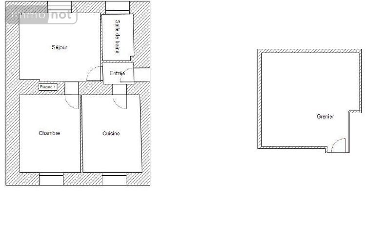 Appartement a vendre Condat 15190 Cantal 42 m2 2 pièces 29600 euros