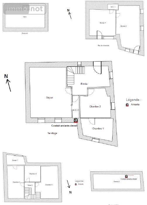 Maison a vendre Trizac 15400 Cantal 163 m2 8 pièces 25001 euros