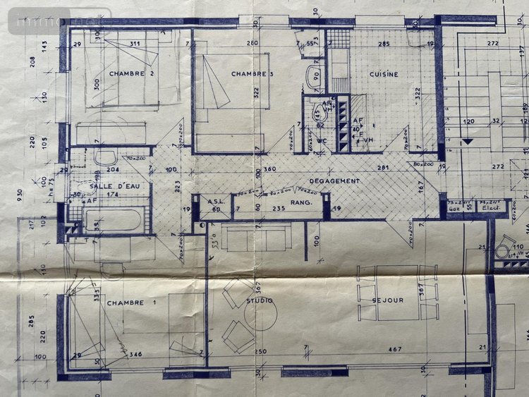 Appartement a vendre Rennes 35000 Ille-et-Vilaine 84 m2 5 pièces 260200 euros