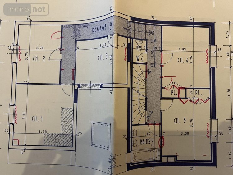 Maison a vendre Rennes 35000 Ille-et-Vilaine 124 m2 6 pièces 467400 euros