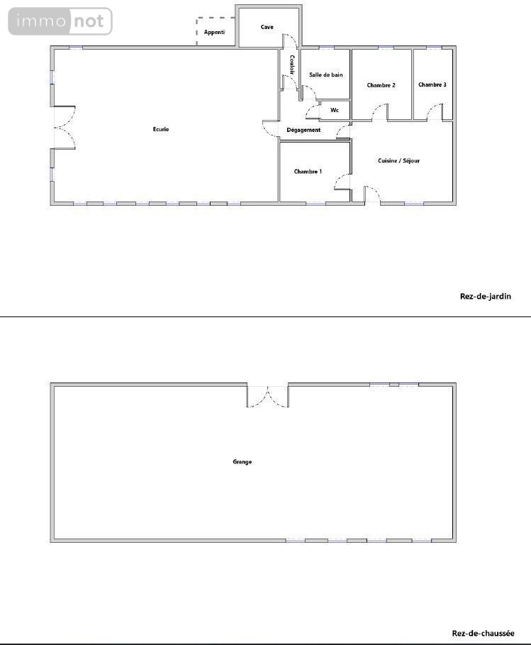 Maison a vendre Bagnols 63810 Puy-de-Dôme 77 m2 4 pièces 127200 euros