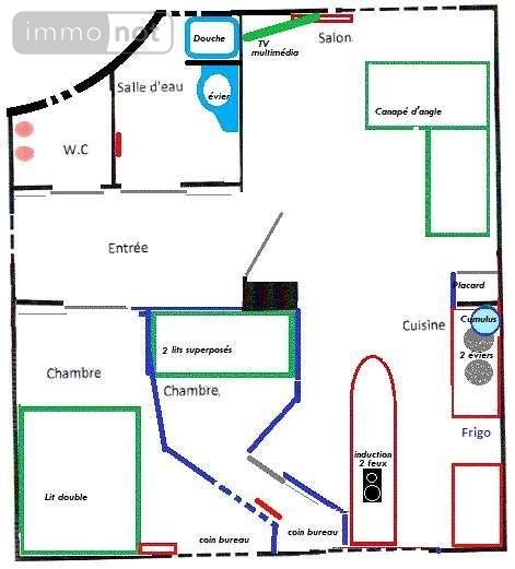 Appartement a vendre Mauguio 34130 Hérault 44 m2 2 pièces 174450 euros