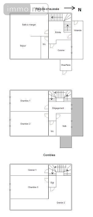 Maison a vendre Champs-sur-Tarentaine-Marchal 15270 Cantal 94 m2 5 pièces 100700 euros