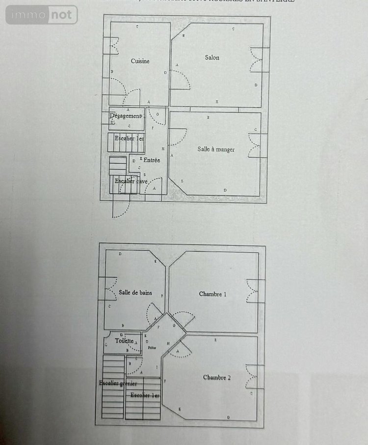 Maison a vendre Rosières-en-Santerre 80170 Somme 78 m2 4 pièces 90000 euros