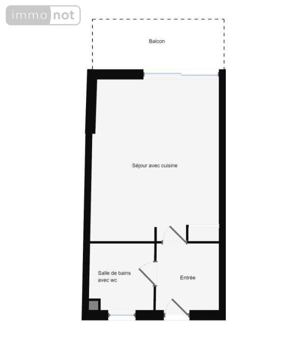 Appartement a vendre La Baule-Escoublac 44500 Loire-Atlantique 24 m2 1 pièce 136500 euros