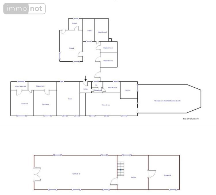 Maison a vendre Vallons de l'Erdre 44540 Loire-Atlantique 124 m2 5 pièces 188800 euros
