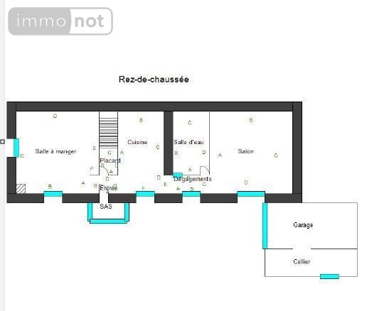 Maison a vendre Cherbourg-en-Cotentin 50100 Manche 90 m2 4 pièces 200500 euros