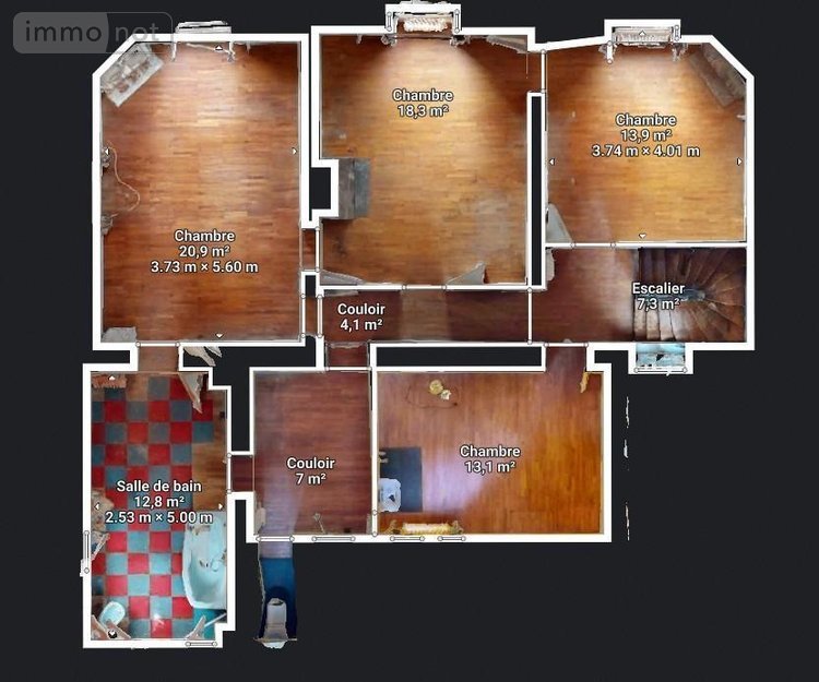 Maison a vendre Pocé-sur-Cisse 37530 Indre-et-Loire 300 m2 12 pièces 398250 euros