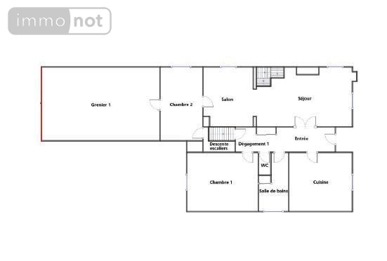 Maison a vendre Courgains 72260 Sarthe 146 m2 7 pièces 157200 euros