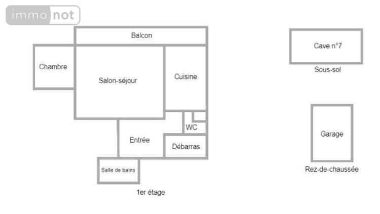 Location appartement Tinqueux 51430 Marne 54 m2 2 pièces 633 euros