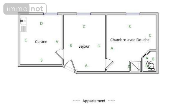 Appartement a vendre Montargis 45200 Loiret 28 m2 2 pièces 24000 euros