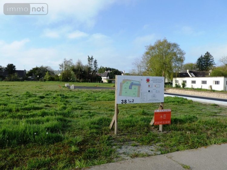Terrain a batir a vendre Lignol 56160 Morbihan 775 m2  31393 euros