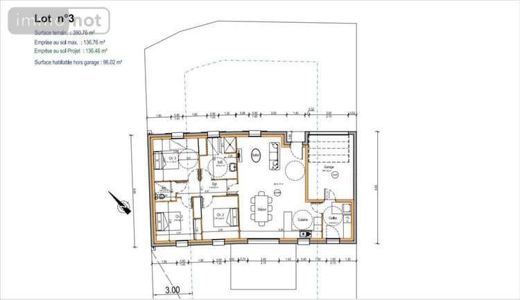 Terrain a batir a vendre Le Grand-Village-Plage 17370 Charente-Maritime 417 m2  116600 euros