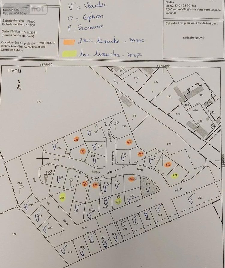 Terrain a batir a vendre Valognes 50700 Manche 626 m2  78125 euros