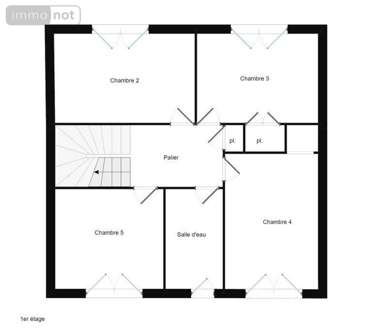 Maison a vendre Cholet 49300 Maine-et-Loire 125 m2 5 pièces 186544 euros
