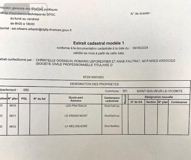 Fonds et murs commerciaux a vendre Saint-Sauveur-le-Vicomte 50390 Manche 1300 m2  147680 euros