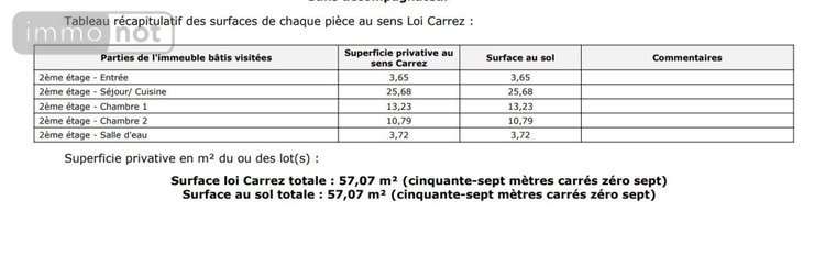 Appartement a vendre Paris 16e arrondissement 75016 Paris 57 m2 3 pièces 640000 euros