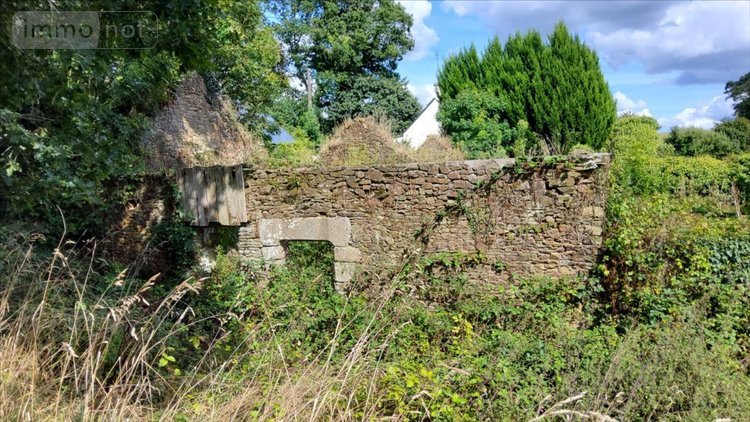 Terrain a batir a vendre Poullaouen 29246 Finistère 3420 m2  27500 euros