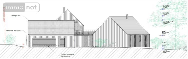 Terrain a batir a vendre Plozévet 29710 Finistère 3576 m2  415500 euros