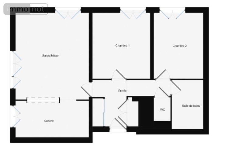 Appartement a vendre Le Mans 72000 Sarthe 61 m2 3 pièces 112200 euros