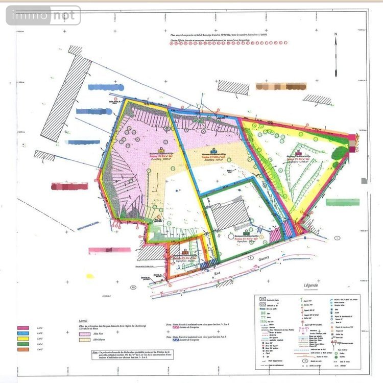 Terrain a batir a vendre Cherbourg-en-Cotentin 50100 Manche 1045 m2  120940 euros