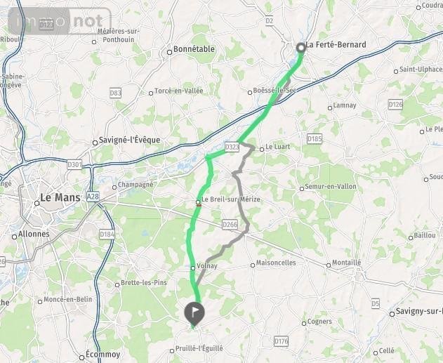 Terrains de loisirs bois etangs a vendre Le Grand-Lucé 72150 Sarthe 3221 m2  37000 euros