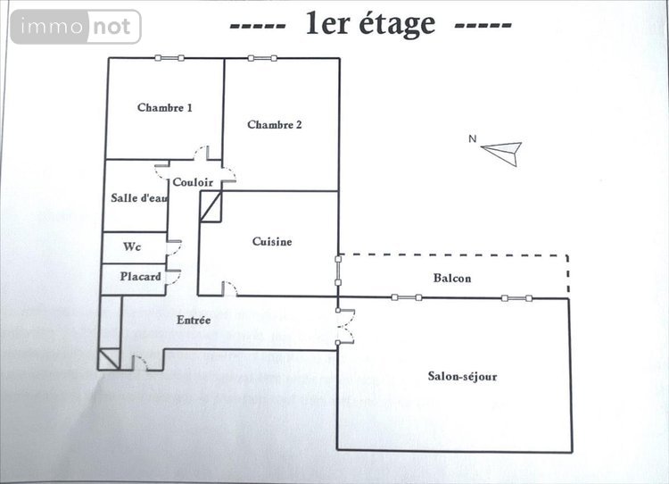 Appartement a vendre Blois 41000 Loir-et-Cher 91 m2 4 pièces 122080 euros