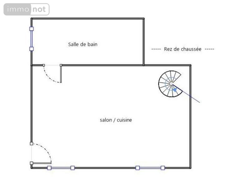 Maison a vendre Pont-Croix 29790 Finistère 41 m2 2 pièces 177450 euros