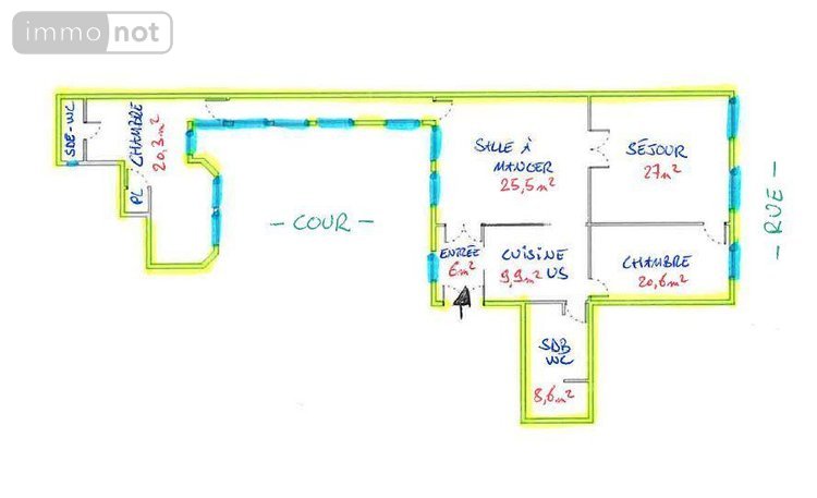 Appartement a vendre Paris 9e arrondissement 75009 Paris 127 m2 4 pièces 1310000 euros