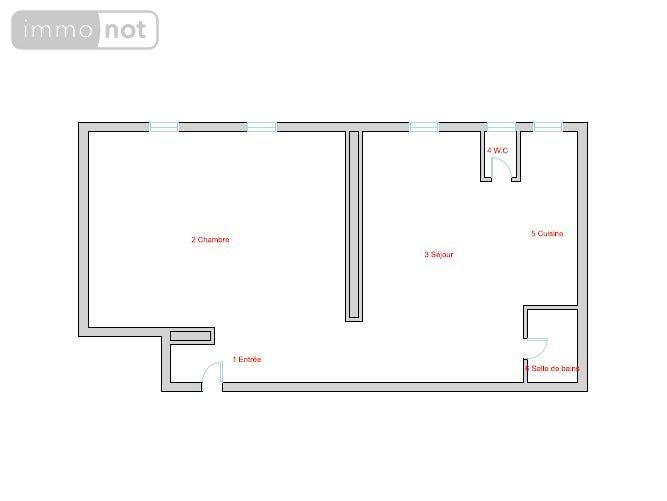 Appartement a vendre Levallois-Perret 92300 Hauts-de-Seine 58 m2 2 pièces 520000 euros