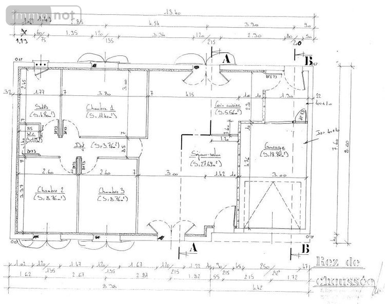 Maison a vendre Villemandeur 45700 Loiret 77 m2 4 pièces 149200 euros