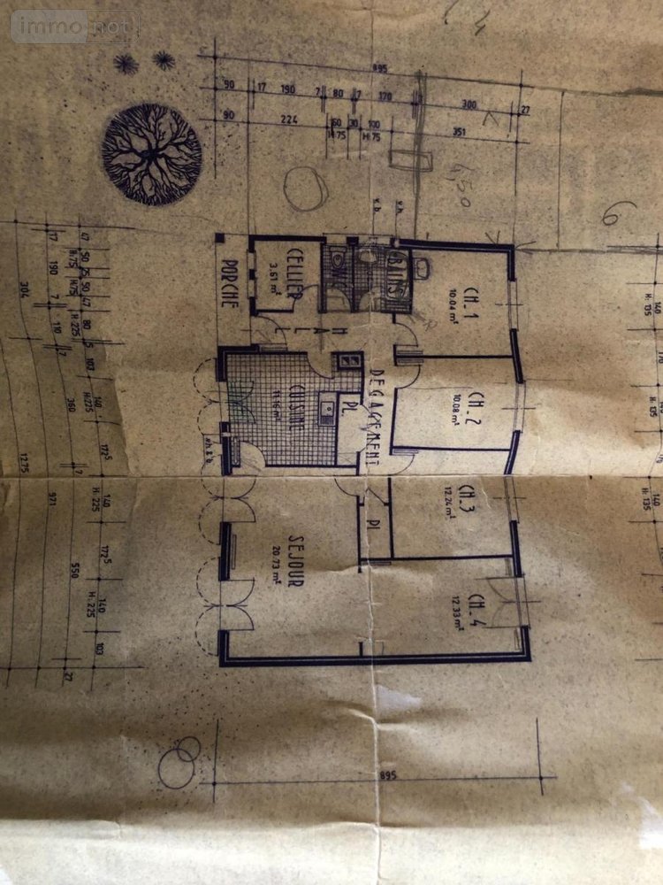 Maison a vendre Bourgbarré 35230 Ille-et-Vilaine 112 m2 5 pièces 240000 euros