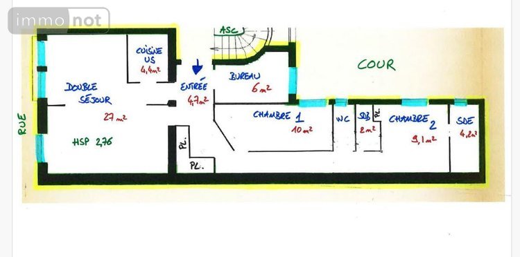 Appartement a vendre Paris 9e arrondissement 75009 Paris 78 m2 4 pièces 975000 euros