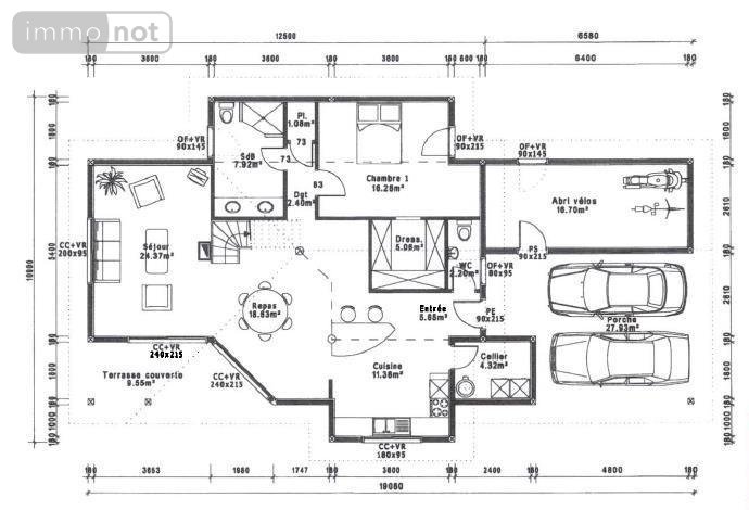 Maison a vendre Bias 40170 Landes 125 m2 4 pièces 393680 euros