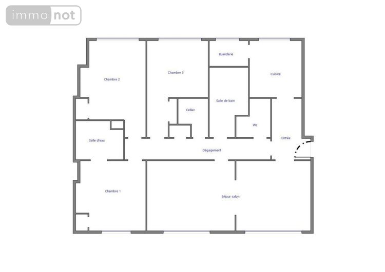 Appartement a vendre Lorient 56100 Morbihan 111 m2 5 pièces 257300 euros