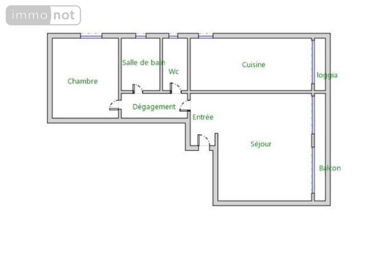 Appartement a vendre Malakoff 92240 Hauts-de-Seine 49 m2 2 pièces 226000 euros