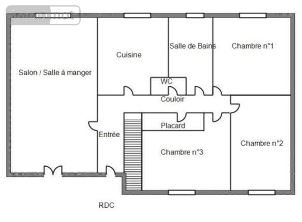 Maison a vendre Loire-Authion 49250 Maine-et-Loire 92 m2 4 pièces 289000 euros