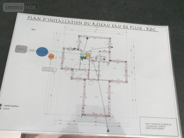 Fonds et murs commerciaux a vendre Questembert 56230 Morbihan 122 m2  372172 euros