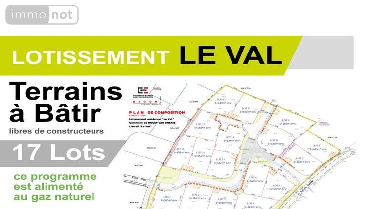 Terrain a batir a vendre Ducey-les-Chéris 50220 Manche 650 m2  46817 euros