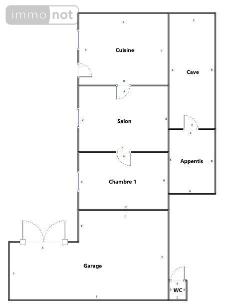 Maison a vendre Mézières-sur-Ponthouin 72290 Sarthe 55 m2 3 pièces 32160 euros