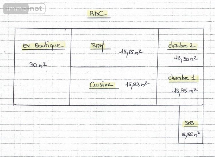 Fonds et murs commerciaux a vendre Corquilleroy 45120 Loiret 350 m2  126800 euros