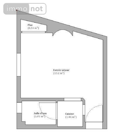 Appartement a vendre Paris 20e arrondissement 75020 Paris 17 m2 1 pièce 169500 euros