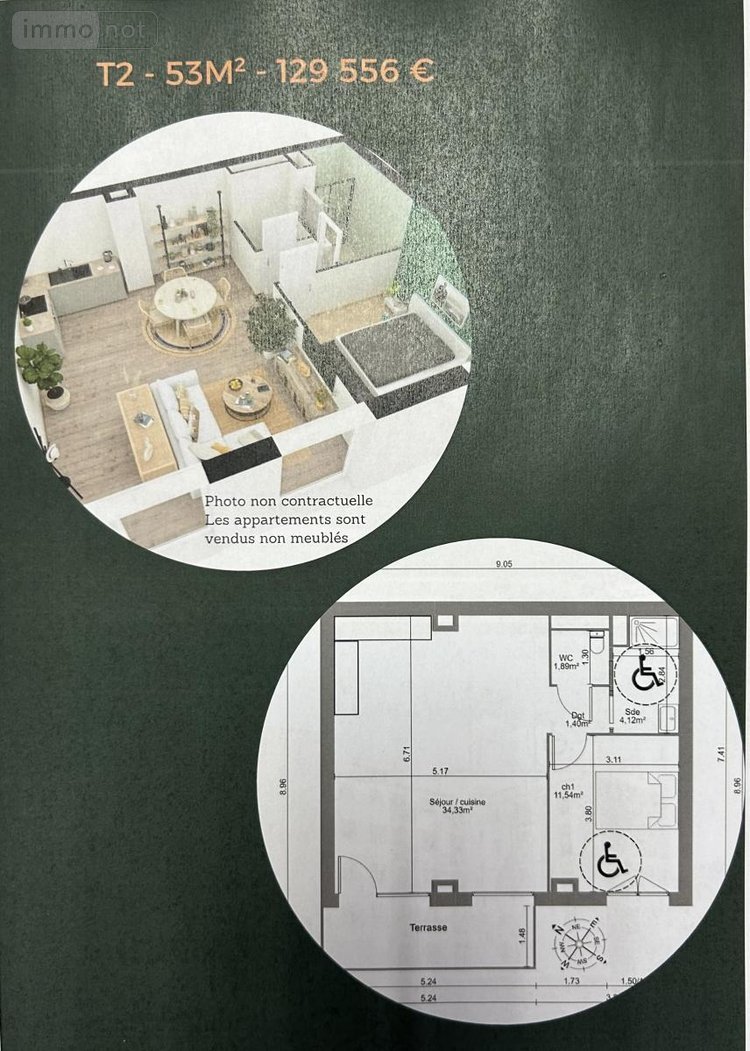 Immeuble a vendre Fouilloy 80800 Somme 53 m2  134736 euros